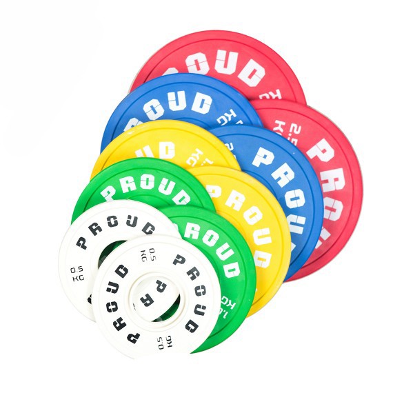 OBCIĄŻENIE OLIMPIJSKIE FRACTIONAL COMPETITION 0,5-2,5KG ZESTAW PROUD