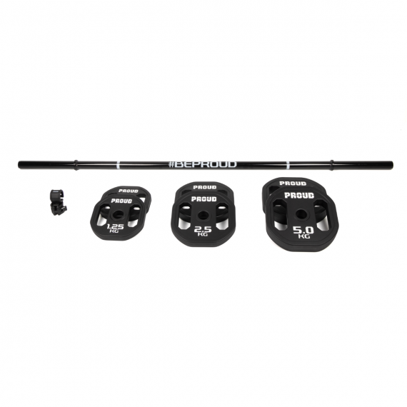 SZTANGA TYPU BODY PUMP POLIURETANOWA BLACK PROUD