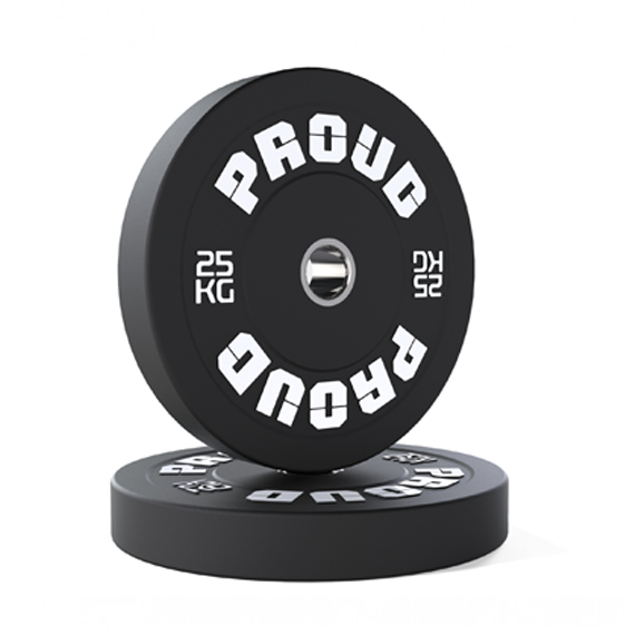 OBCIĄŻENIE OLIMPIJSKIE BUMPER TRAINING BLACK PROUD