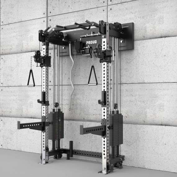 WALL RACK Z PODWÓJNYM WYCIĄGIEM PROUD EDGE