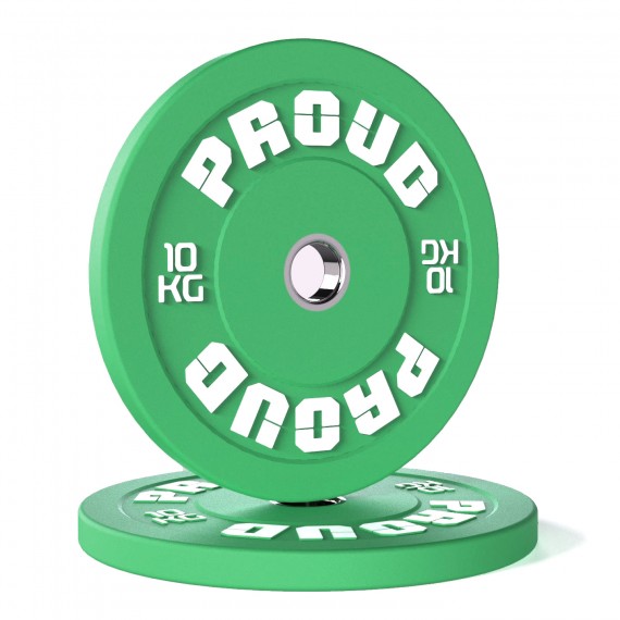 OBCIĄŻENIE OLIMPIJSKIE PROUD TRAINING BUMPER PLATE COLOUR