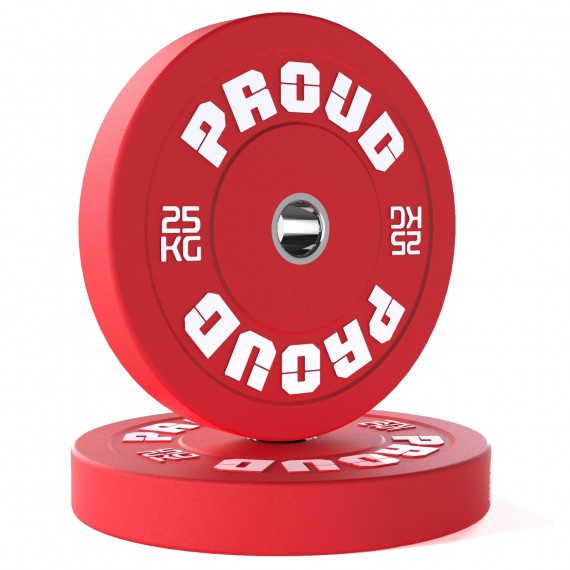 OBCIĄŻENIE OLIMPIJSKIE PROUD TRAINING BUMPER PLATE COLOUR