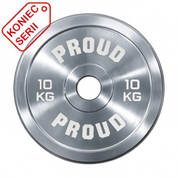 OBCIĄŻENIE OLIMPIJSKIE STALOWE KALIBROWANE ZESTAW 144KG PROUD