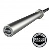 GRYF OLIMPIJSKI PROUD GYM BARBELL SILVER