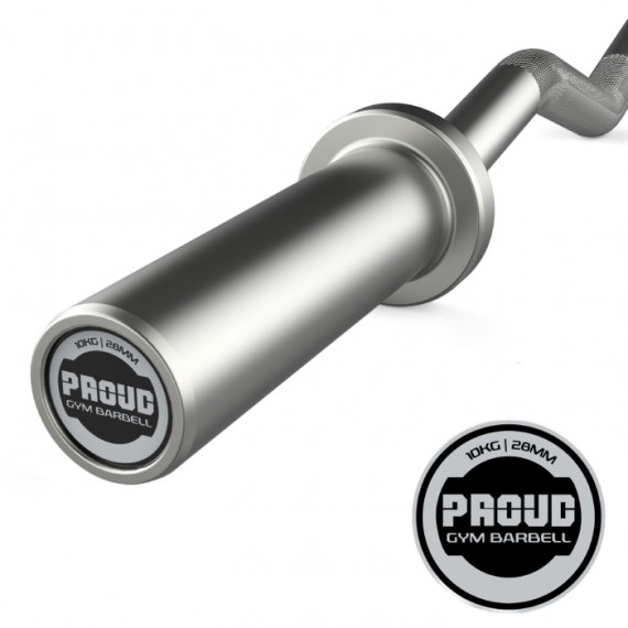 GRYF OLIMPIJSKI ŁAMANY PROUD GYM CURL BAR 2.0