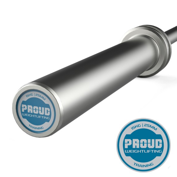 GRYF OLIMPIJSKI TRENINGOWY PROUD WEIGHTLIFTHING TRAINING BAR 20KG