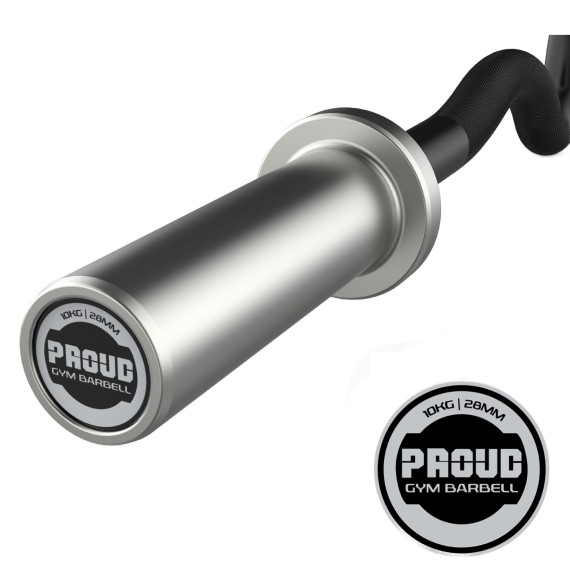 GRYF OLIMPIJSKI ŁAMANY PROUD GYM CURL BAR 1.0