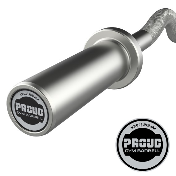 GRYF OLIMPIJSKI ŁAMANY PROUD GYM CURL BAR 1.0