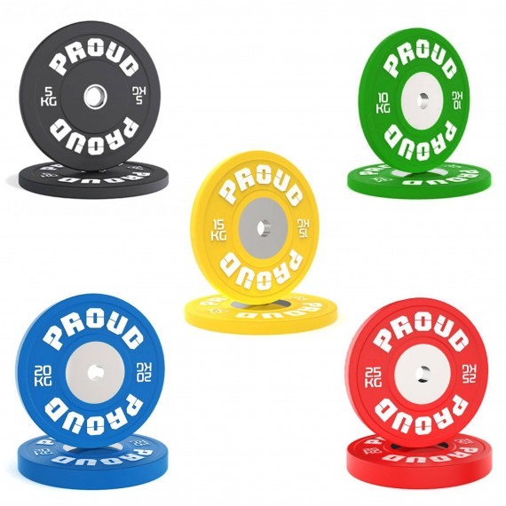 PROMO - TALERZE COMPETITION + GRYF WEIGHTLIFTING 20KG PROUD