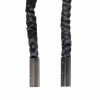 LINA BATTLE ROPE Z METALOWYMI UCHWYTAMI 9M BLACK PROUD