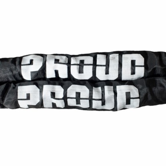LINA BATTLE ROPE Z METALOWYMI UCHWYTAMI 9M BLACK PROUD