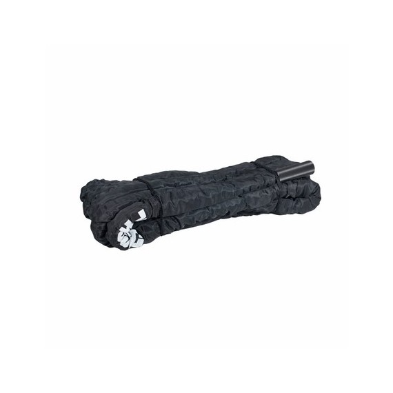 LINA BATTLE ROPE Z METALOWYMI UCHWYTAMI 9M BLACK PROUD
