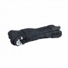 LINA BATTLE ROPE Z METALOWYMI UCHWYTAMI 9M BLACK PROUD