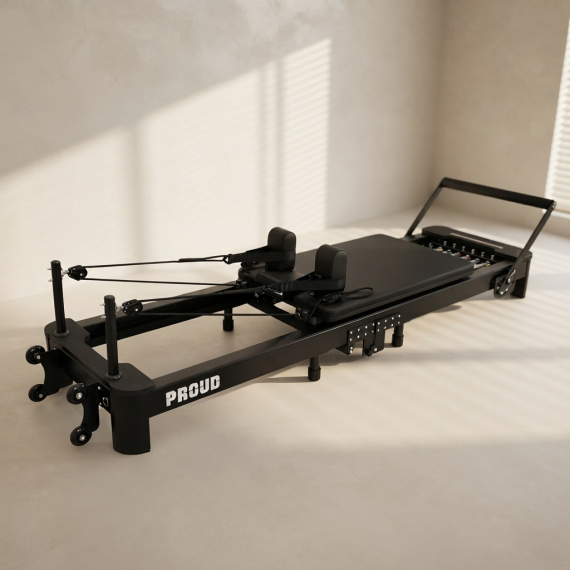 REFORMER DO PILATESU CZARNY PROUD AXIS