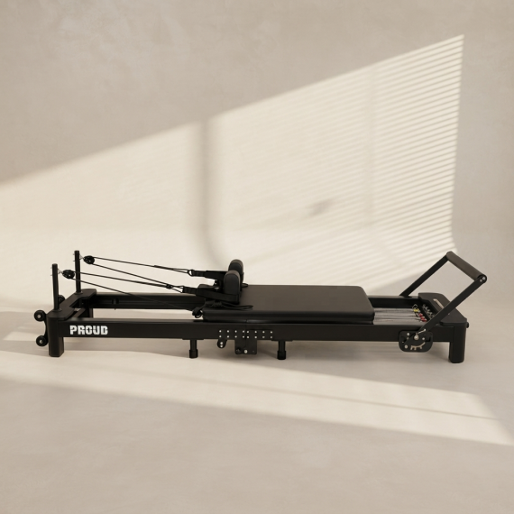 REFORMER DO PILATESU CZARNY PROUD AXIS