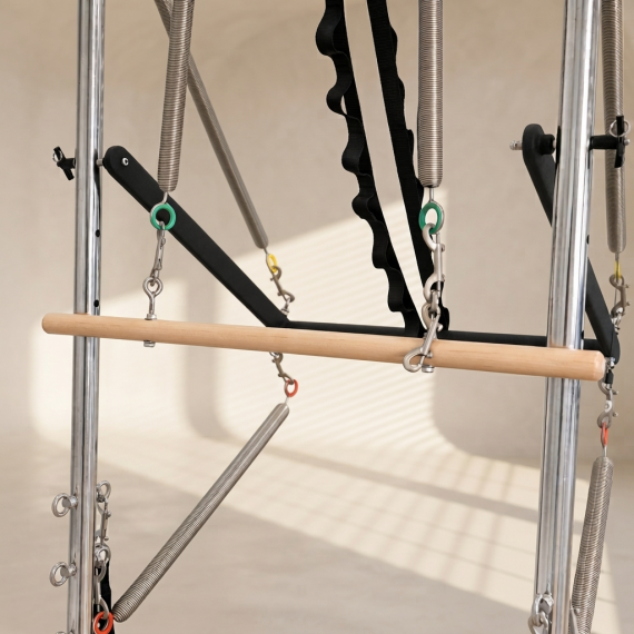 REFORMER DO PILATESU CZARNY PROUD AXIS