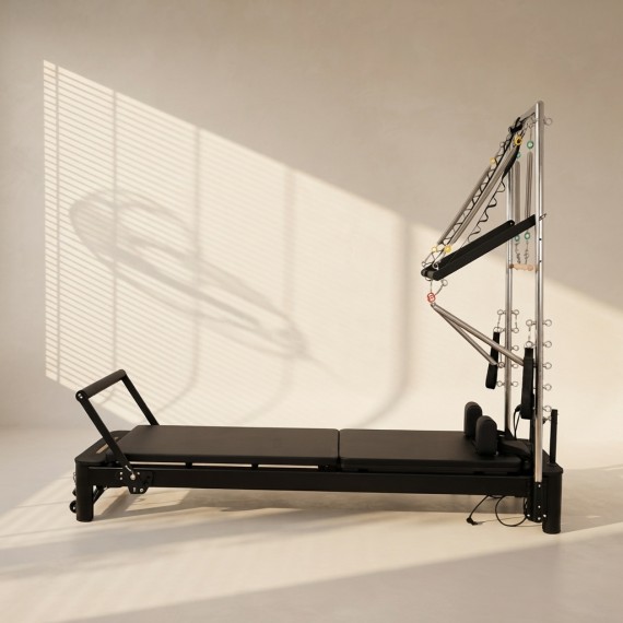 REFORMER DO PILATESU CZARNY PROUD AXIS