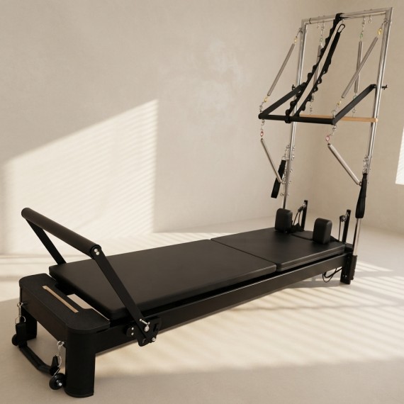 REFORMER DO PILATESU CZARNY PROUD AXIS