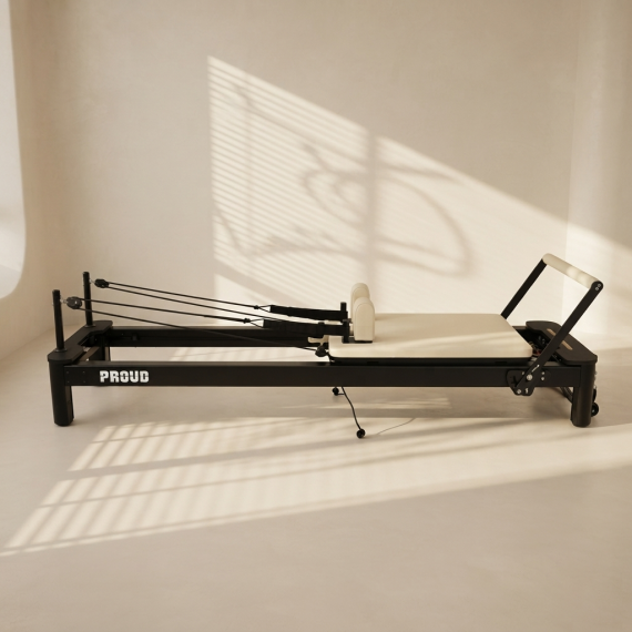 REORMER DO PILATESU KREMOWY PROUD AXIS