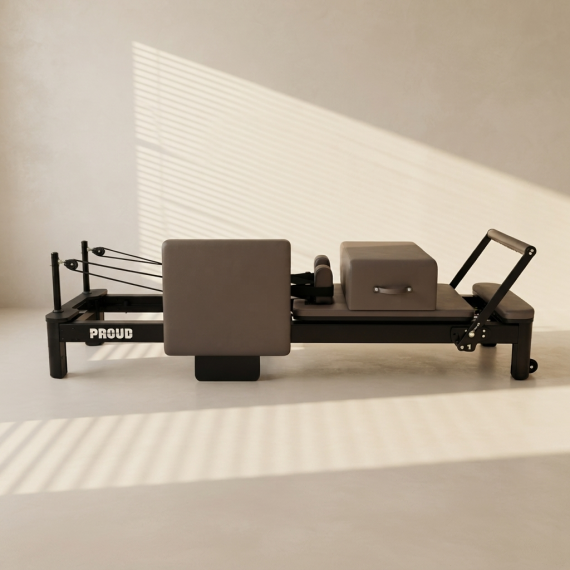 REFORMER DO PILATESU KAWOWY PROUD AXIS