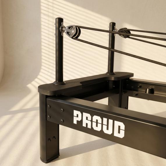 REFORMER DO PILATESU KAWOWY PROUD AXIS