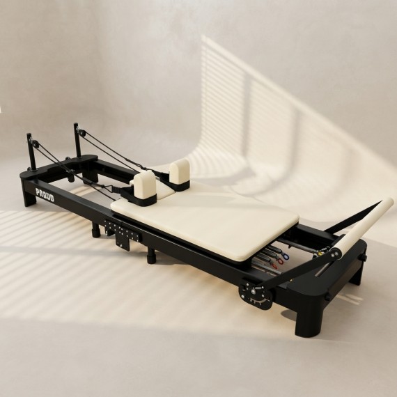 REFORMER DO PILATESU CZARNY PROUD AXIS
